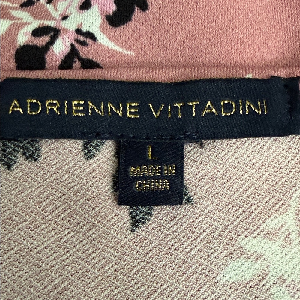 Adrienne Vittadini Pink Floral Blouse - Picture 2 of 2